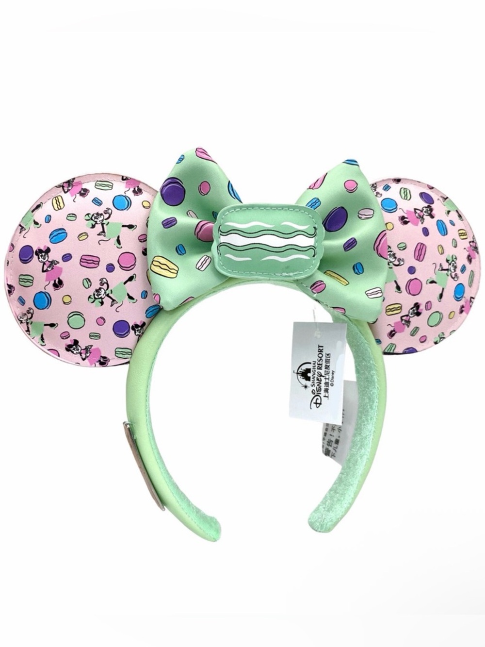 New Disney Parks Macarons Ears Minnie Mouse Headband